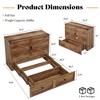 AMERLIFE Murphy Bed with Storage& Charging Station, Farmhouse Cabinet Bed, Noise-Free, for Guest Room, Apartment, or Office - 2 of 4