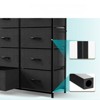 Fontoi Dressers, Tall Dresser with Wood Top, Storage Tower for Bedroom Entryway Hallway, Black, 11.8"*36.3"*31.4" - 4 of 4