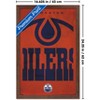 Trends International NHL Edmonton Oilers - Logo 25 Framed Wall Poster Prints - 3 of 4