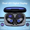 VEATOOL V6 Bluetooth Headphones Wireless Earbuds 88Hrs Playback Sport Ear Buds with Earhook Digital Display Charging Case - 4 of 4