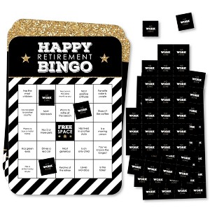 Big Dot of Happiness Happy Retirement - Find the Guest Bingo Cards and Markers - Retirement Party Bingo Game - Set of 18 - 1 of 4