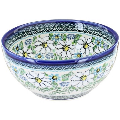 Blue Rose Polish Pottery M02 Galia Cereal/Soup Bowl