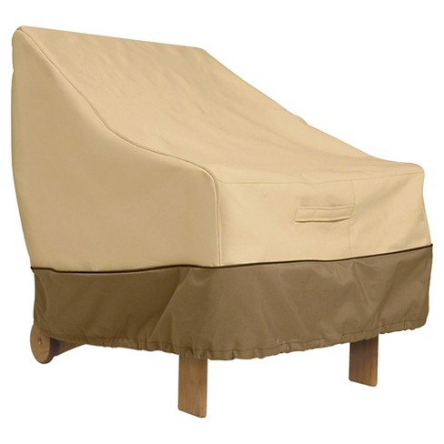 Medium Classic Accessories Veranda Patio Chaise Lounge Cover 