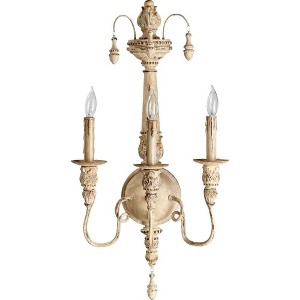Quorum Lighting Salento 3-Light Persian White Wall Sconce - 1 of 1