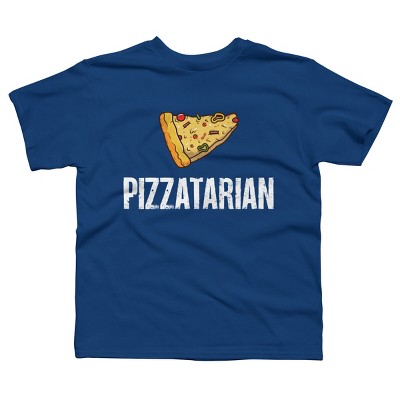 Boy's Design By Humans Pizza Lover, I Love Pizza, I'm a PizzaTarian, Pizza based feed By Newsaporter T-Shirt