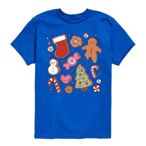 Boys' - Instant Message - Kawaii Christmas Treats Short Sleeve Graphic T-Shirt - 1 of 4