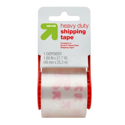NUOBESTY 2 Rolls Adhesive Tape Heavy Duty Shipping mailing Tape Shipping  Tape Refill Clear Packing Tape Packaging Moving Tape Packing Tape Dispenser