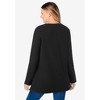 Woman Within Women's Plus Size Waffle Thermal Sweatshirt - 3 of 4