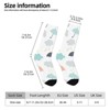Umbrellas Pattern Women Printed Crew Socks Funny Funky Socks Soft Polyester Novelty Gifts for Artists Men - 2 of 4