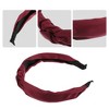 Unique Bargains Satin Knot Headband Hairband for Women 1.2 Inch Wide 1Pcs - 3 of 4
