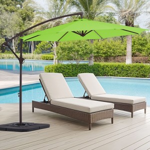 Hyleory Adjustable Octagonal Cantilever Patio Umbrella - Ultimate Shade Solution - 1 of 4