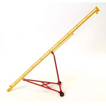 Standi Toys 1/64 Red and Yellow Standi Toys Plastic Grain Auger (80 Feet to Scale) ST125