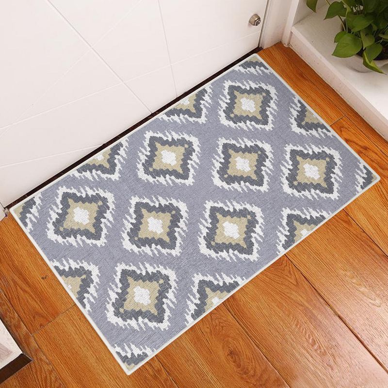 Sussexhome Tetra Collection Cotton Heavy Duty Low Pile Area Rug , 2' x 3', 2 of 7