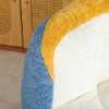TopComfy Accent Chairs Bean Bag Chairs Faux Fur Couch Filled Shredded Sponge Large Lounger Sofa For Living Room, Multicolored, 43.31"*41.73"*30.31" - 4 of 4