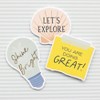 Thickers Jen Hadfield Live & Let Grow Phrase Stickers with Gold Foil - 24pcs - 3 of 3