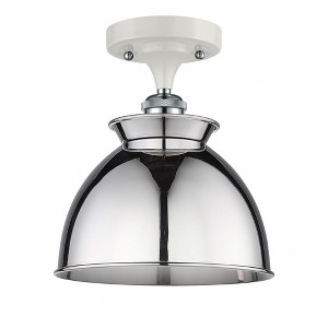 Adirondack - 1 Light Semi-Flush Mount In Art Deco Style-12 Inches Tall and 8.5 Inches Wide - 1 of 1