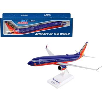 Boeing 737 MAX 8 Commercial Aircraft "Southwest Airlines" Blue with Red and Orange (Snap-Fit) 1/130 Plastic Model by Skymarks