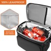 OPUX Insulated Lunch Box Men Women, Large Soft Cooler Bag Work School Picnic, Leakproof Tote Shoulder Strap Kid Adult - 4 of 4
