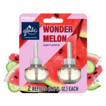 Glade PlugIns Scented Oil Air Freshener Refills - Wonder Melon - 1.34 fl oz/2ct