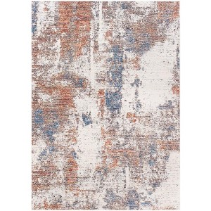 Mark & Day Gorpeind 6'7"x9' Rectangle Woven Indoor and Outdoor Area Rugs Rust - 1 of 4