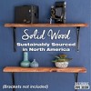 RESTORE Sunset Cedar 24 in. Live Edge Wood Shelf (Wood Only) by Pipe Decor - 2 of 4