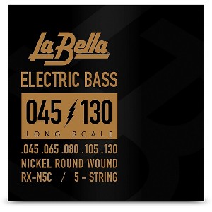 La Bella Rx Series RX-N5C Nickel 5-String Electric Bass Strings (45 - 130) - 1 of 1