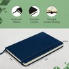 Simply Genius A5 Notebooks for Work, Travel, Business, School & More - Lined Books with 192 pages, 5.7" x 8.4" (Navy, 4 Pack) - 4 of 4