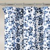 Weeping Flower Shower Curtain Navy/Blue Single 72X72 - 2 of 3
