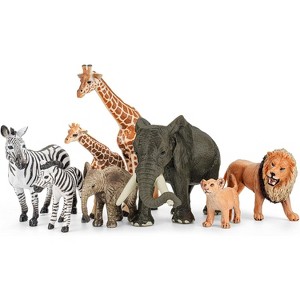 TEMI 6-Piece Australian Animal Figurines Set, Includes Koala, Kangaroo and Platypus with Cubs for Kids - 1 of 4
