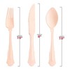 Smarty Had A Party Silhouette Birch Wood Eco Friendly Wooden Cutlery Set - For 600 Guests - 2 of 4