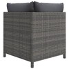 vidaXL Garden Sofa Grey, Anthracite - 4 of 4