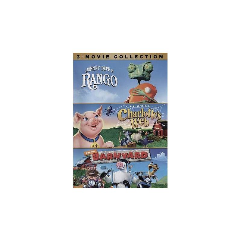Rango/Charlotte's Web/Barnyard 3-Movie Collection (DVD), 1 of 2
