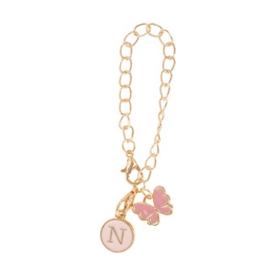 Unique Bargains Butterfly Heart Cup Chain Charm Water Cup Pendant 1 Pc