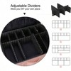 Travel Makeup Train Case with Adjustable Dividers, Portable Cosmetic Organizer for Brushes, Toiletry, Jewelry & Tech - 3 of 4