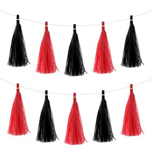 Unique Bargains Party Decoration Reusable Strong Rope Tassel Garland Banner 20 Pcs - 1 of 4