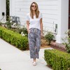 Amaryllis Women's Camouflage Print Drawstring Cropped Pants Relaxed Fit Casual Stylish - 4 of 4