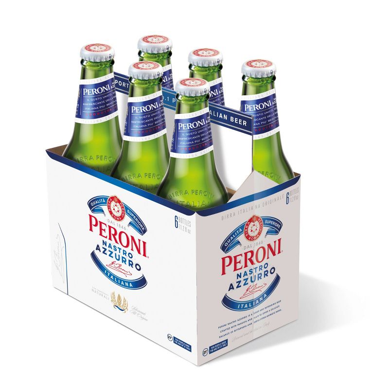 Peroni Nastro Azzurro Beer - 6pk/11.2 fl oz Bottles, 3 of 4