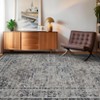 Machien Washable Area Rugs Vintage Printed Accent Carpet Non Slip Low Pile Indoor Mat Oriental Distressed Throw Rugs for Bedroom - 4 of 4