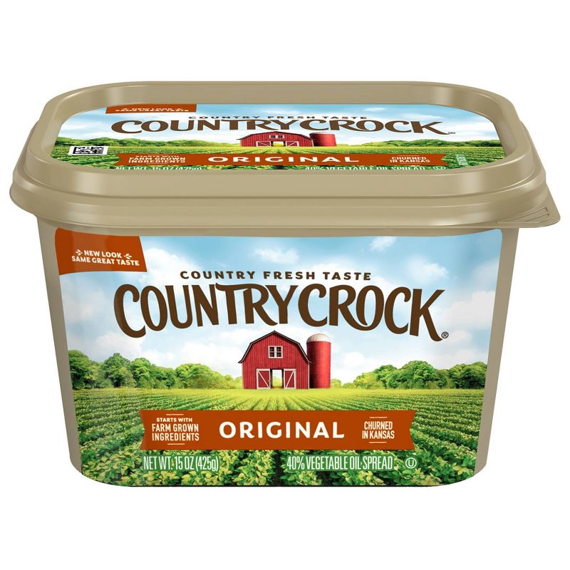 Country Crock Original Vegetable Oil Spread Tub - 15oz, 1 of 9