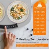 Kismile Warming Mat for Food, 3/7 Temp Settings, Childproof Lock, Rollable Portable Food Warming Mat, Ideal for Gatherings, Parties, Food Warmer - 2 of 4