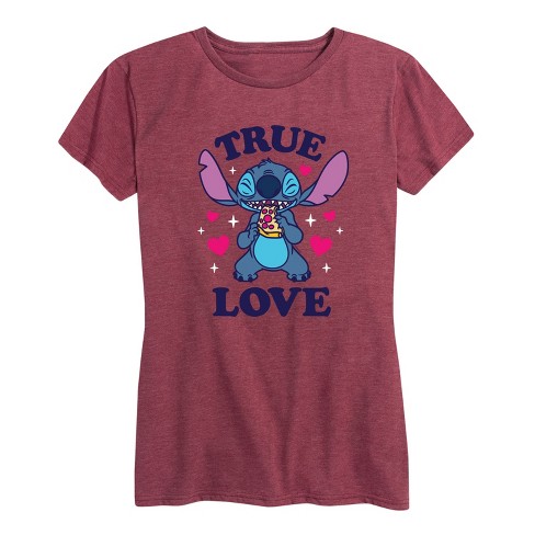 Women's - Lilo and Stitch -  Short Sleeve Graphic T-Shirt - image 1 of 4