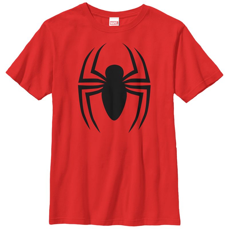 Boy's Marvel Spider-Man Logo T-Shirt, 1 of 4