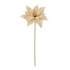 Melrose Glittered Poinsettia Stem (Set of 6) - 3 of 3