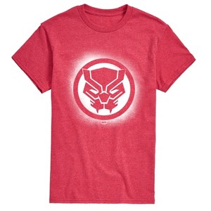 Men's - Marvel - Black Panther Spray Paint Logo Short Sleeve Graphic T-Shirt - 1 of 4