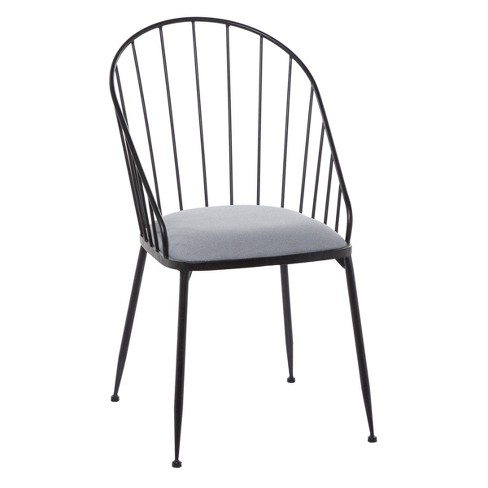 Target black best sale metal chairs