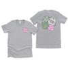 Simply Sage Market Women's Stay Gold Lucky Shamrocks Front and Back Short Sleeve Graphic Tee - 3 of 4