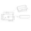 Gulches 18 Gauge 304 Stainless Steel Single Bowl Kitchen Sink, Undermount, Multiple Sizes & Colors - 3 of 4