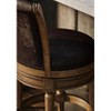 Pullman Counter Stool in Reclaimed Oak Finish with Ronan Stone Vegan Leather - 2 of 4