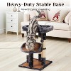 Multi-Level Cat Tree for Indoor Cats, Modern Cat Tower with Double Beds & Scratching Posts, 27 in Cute Cat Tree - 4 of 4