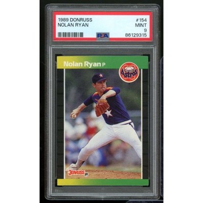 Nolan Ryan Card 1989 Donruss #154 PSA 9